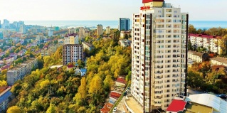 Сочи: Апартаменты Sun City Apartment (Сан Сити Апартмент) на улице Виноградная 22/1Б