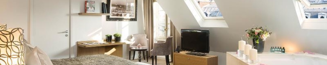 Двухместный люкс Superior двуспальная кровать в Hotel Lumen Paris Louvre
