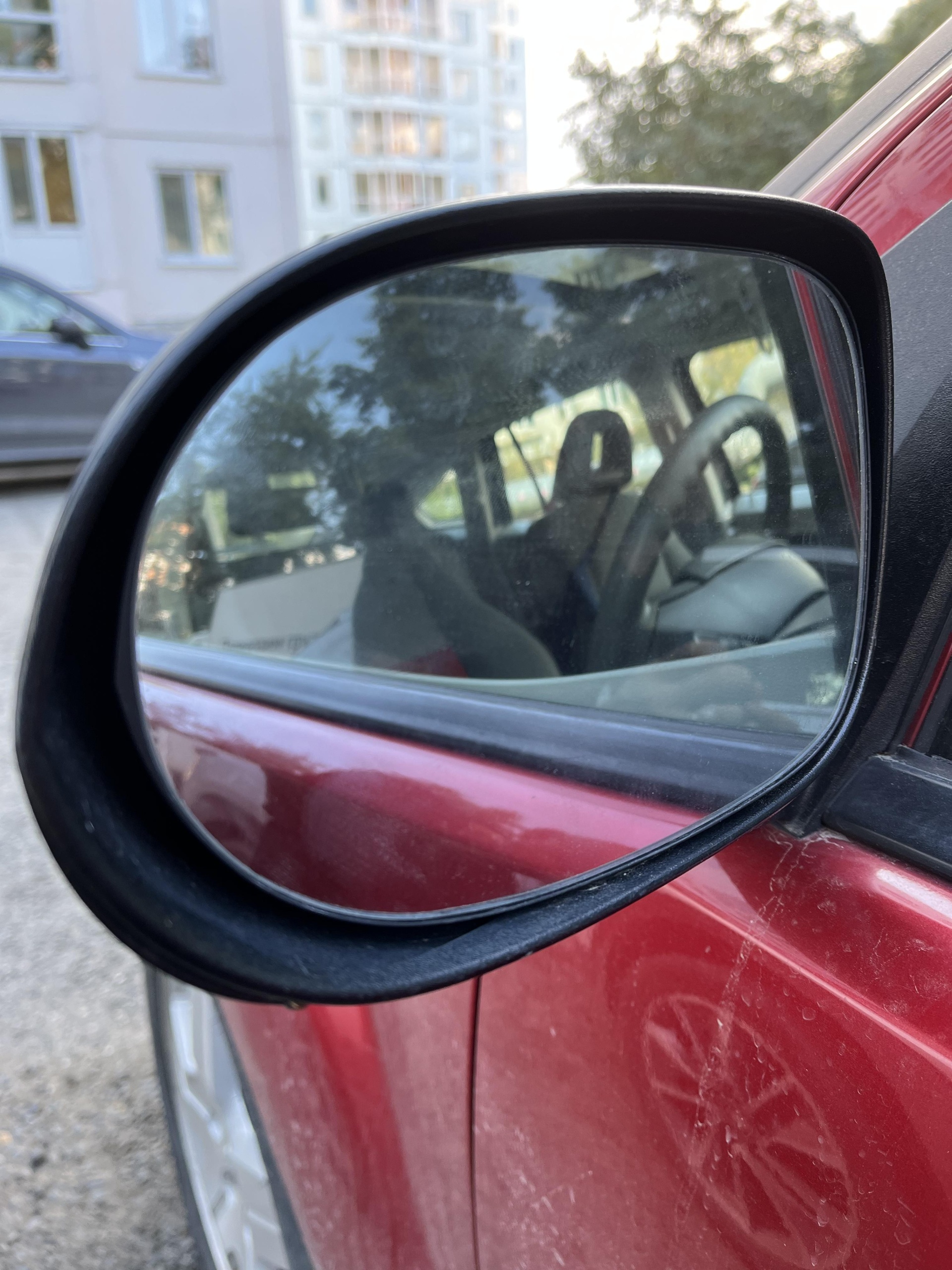 Вырежем зеркало в автомобиль