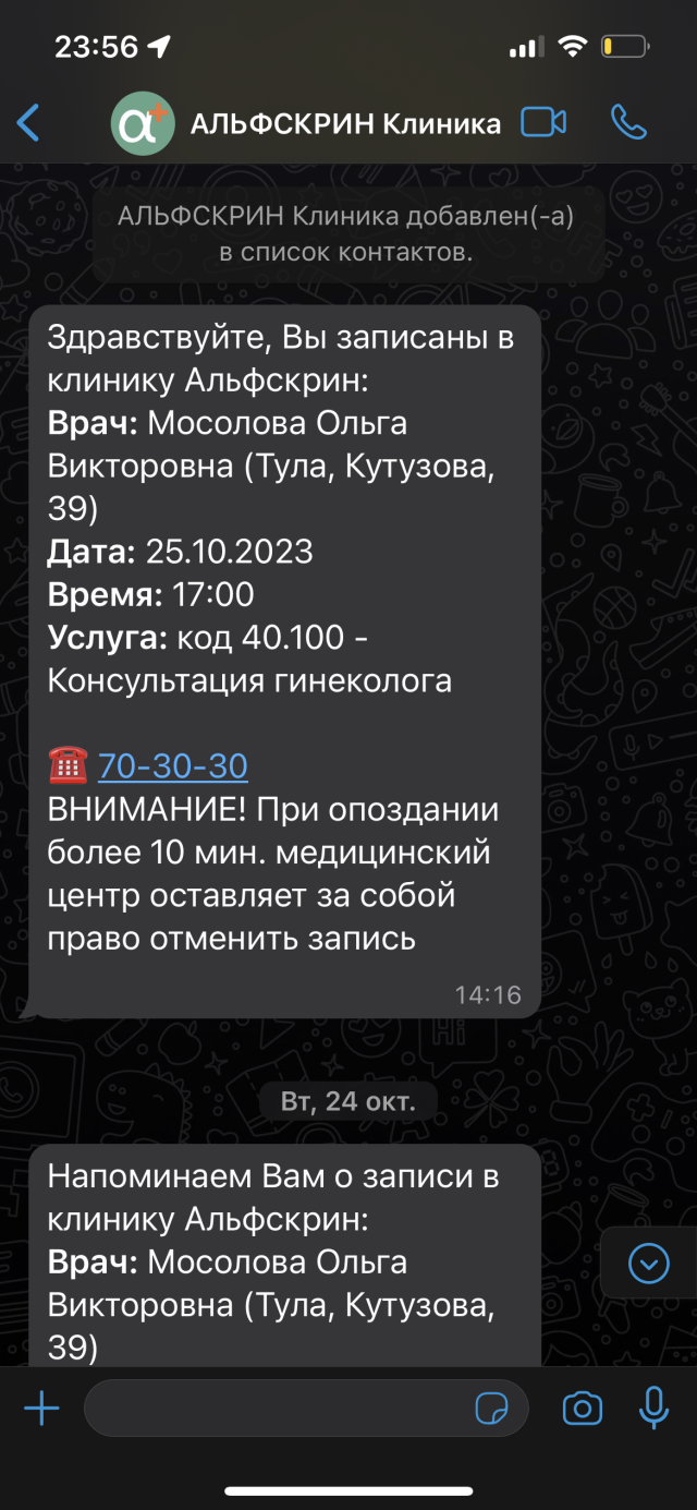 Альфскрин, медицинский центр, Гоголевская, 51а, Тула — 2ГИС