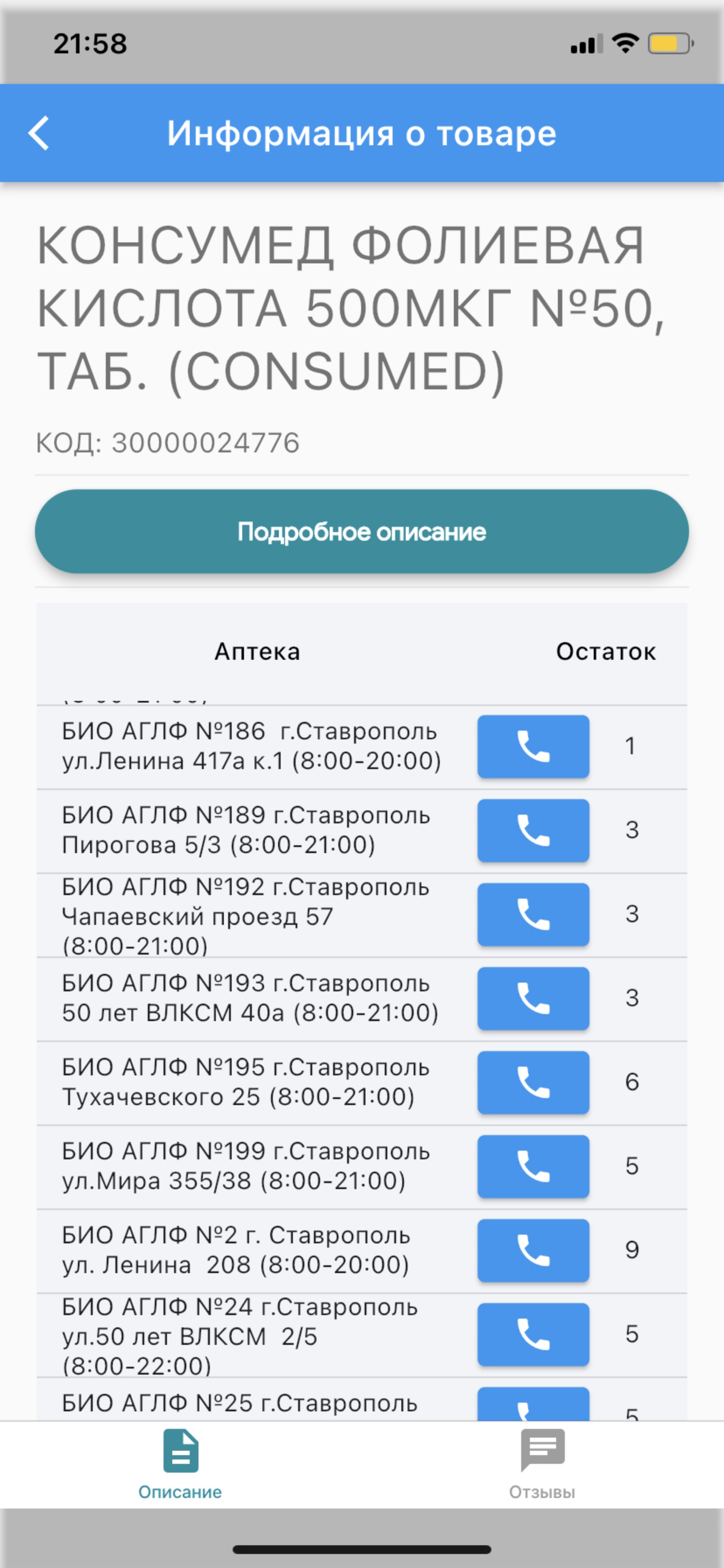 Городская аптека, аптека №192, Чапаевский проезд, 57, Ставрополь — 2ГИС