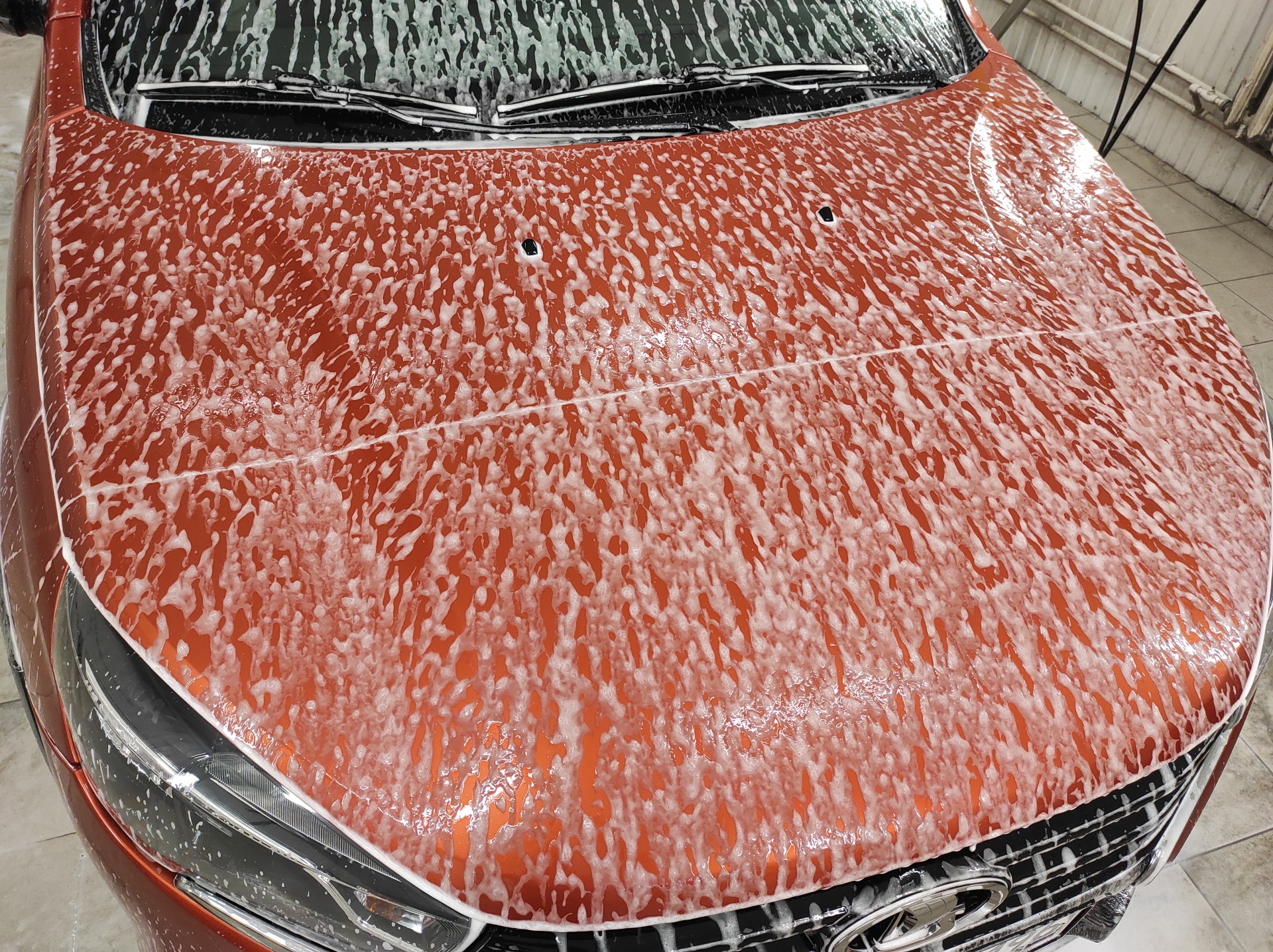 acid rain damage on cars