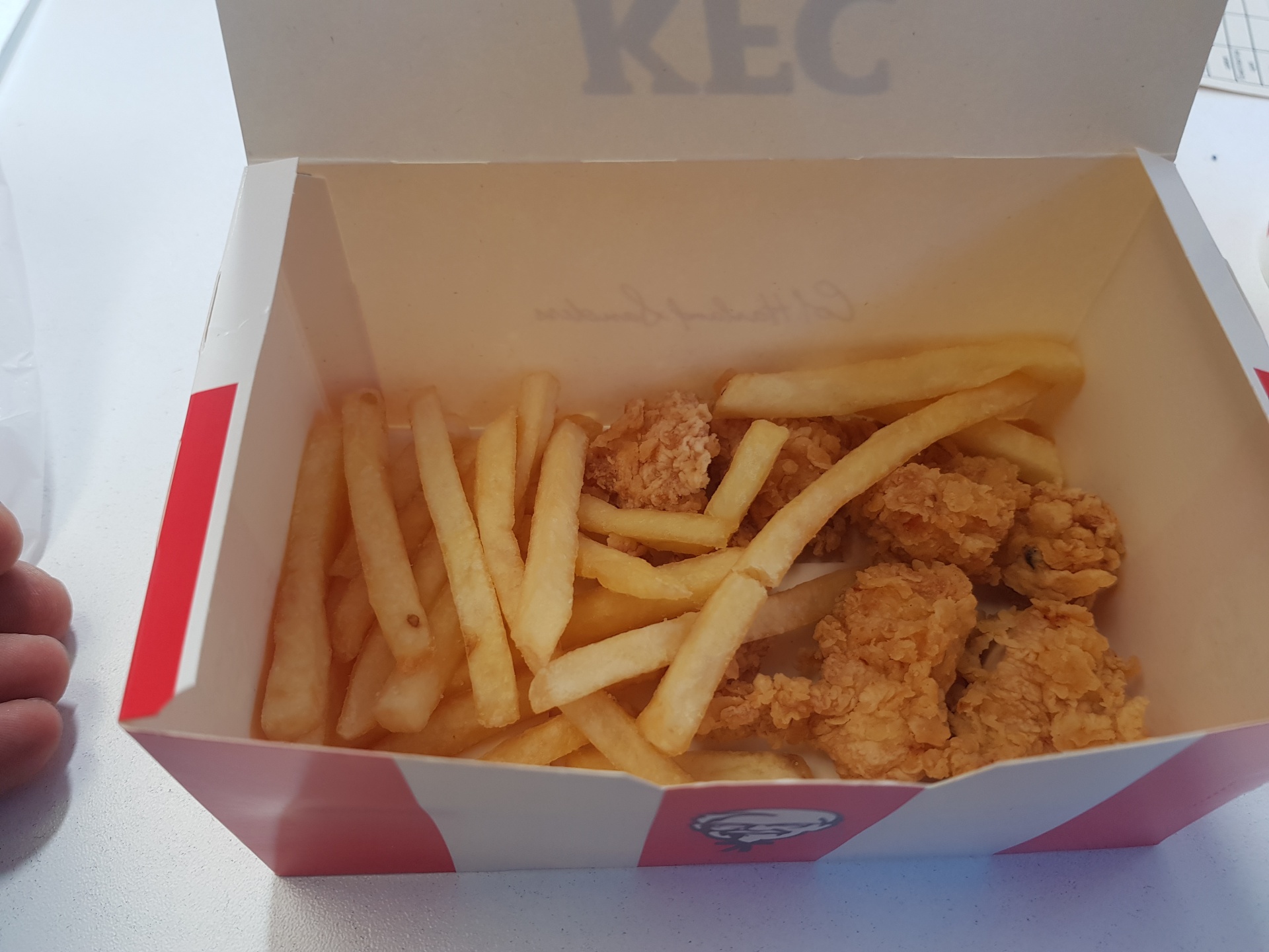 kfc chicken snacker