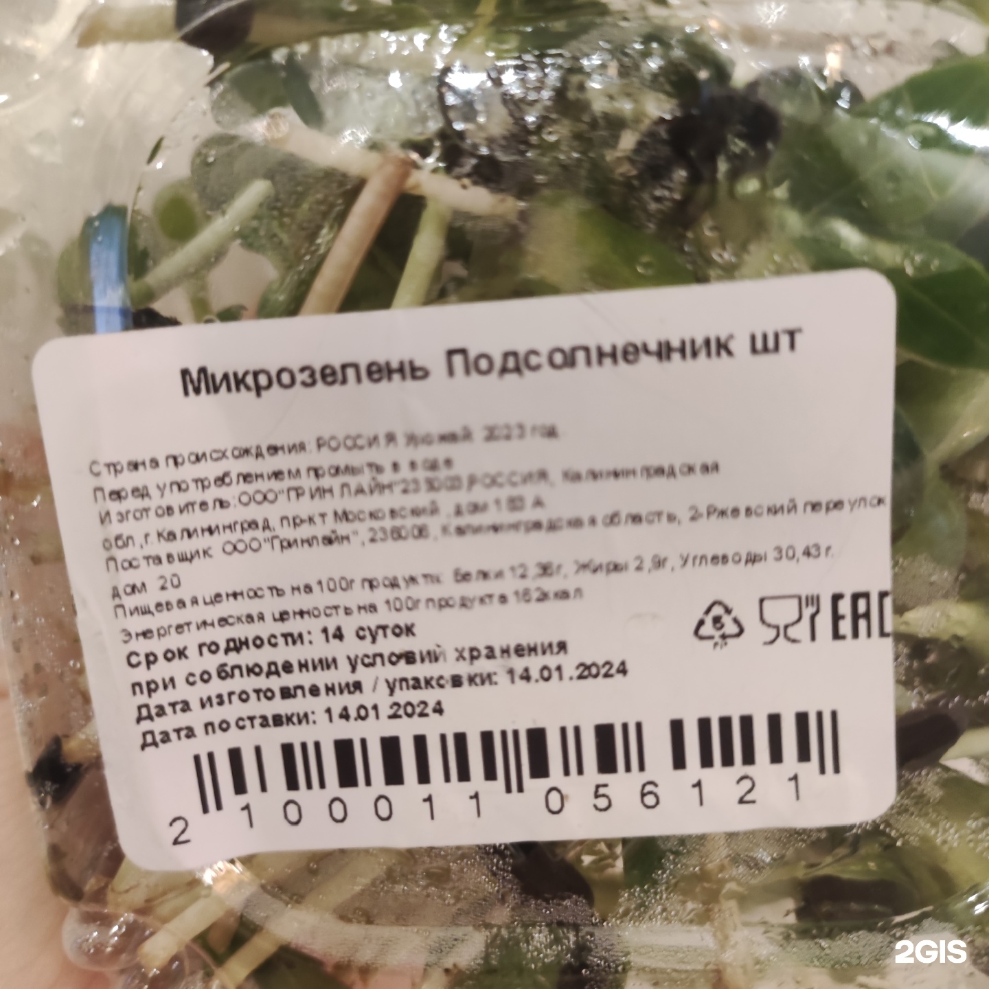 Грин Лайн, служба доставки продуктов, Калининград, Калининград — 2ГИС