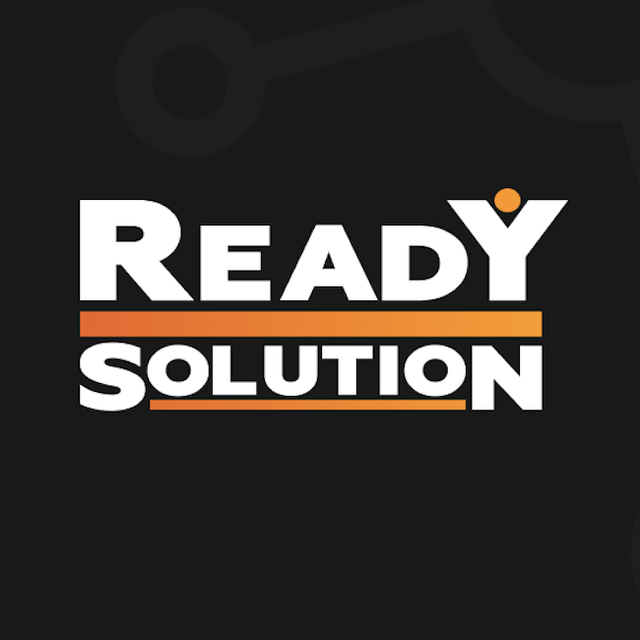 Ready solutions. Ready solution. ready solution logo.